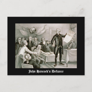 Postal La resistencia de John Hancock