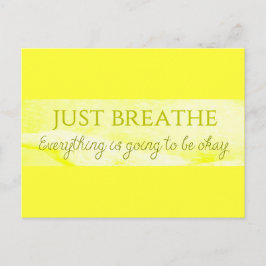 POSTAL LA RESPIRACIÓN MOTIVACIONAL JUSTO VA A TODO A B