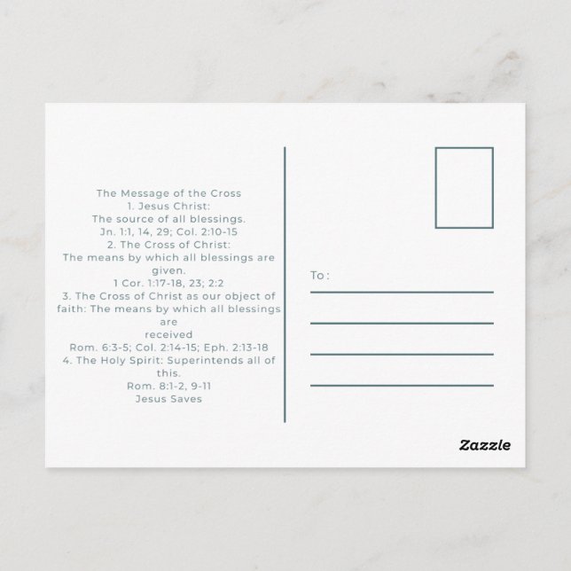 Postal La respuesta que buscas (Reverso)