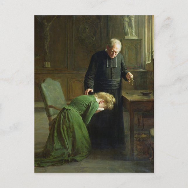 Postal La restitución, 1901 (Anverso)