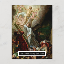 Postal La resurrección de Jesús