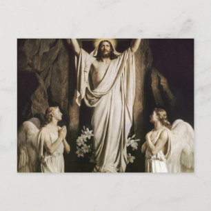 Postal La Resurrección por Carl Bloch