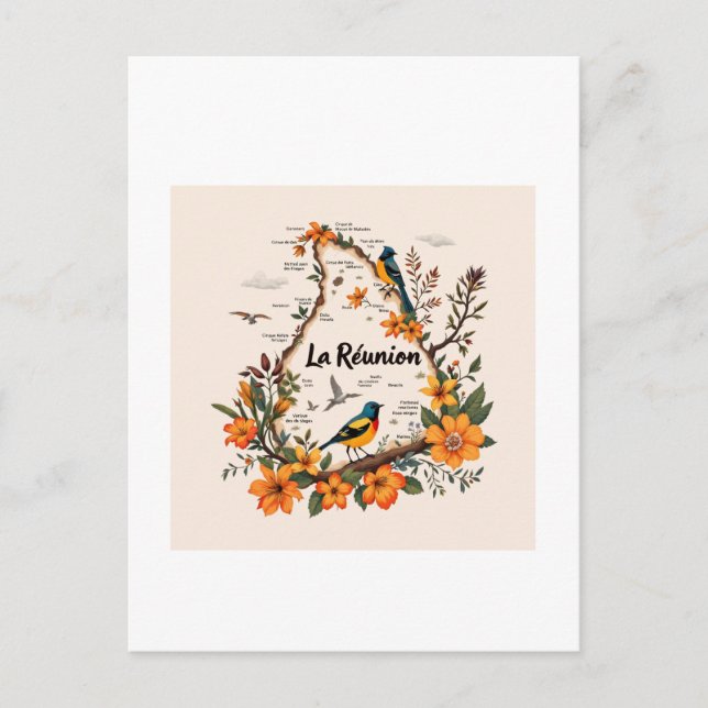POSTAL LA REUNION (Anverso)