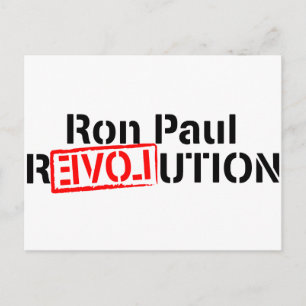 Postal La revolución de Ron Paul continúa