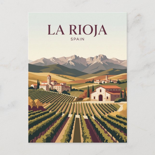 Postal La Rioja España (Anverso)