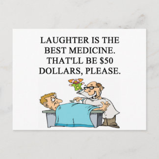 Postal la risa es la mejor medicina