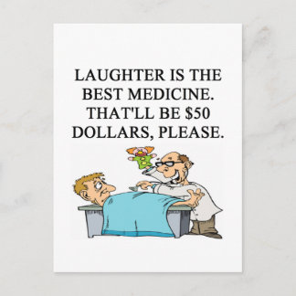 Postal la risa es la mejor medicina