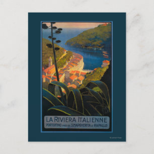 Postal La riviera italiana