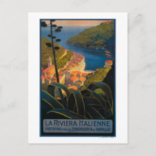 Postal La riviera italiana