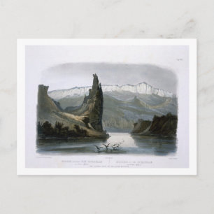 Postal La roca de la ciudadela en el Alto Misuri, plato 1