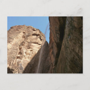 Postal La roca llorona de Zion en el parque nacional Zion