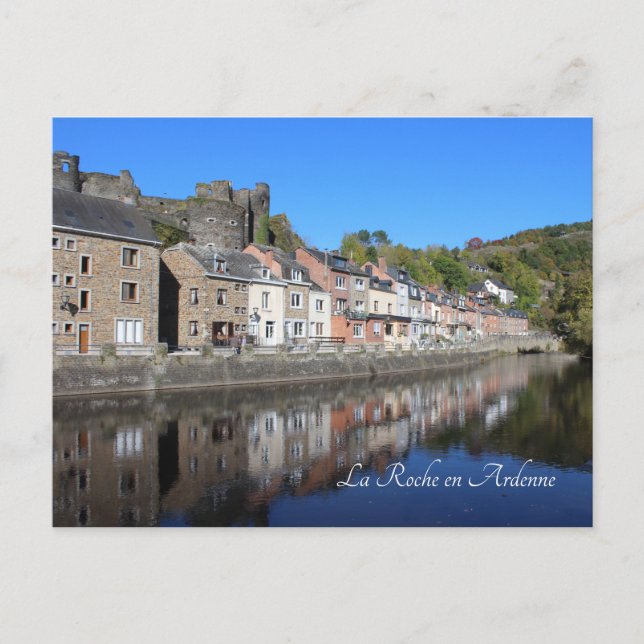 Postal La Roche en Ardenne View, Bélgica (Anverso)