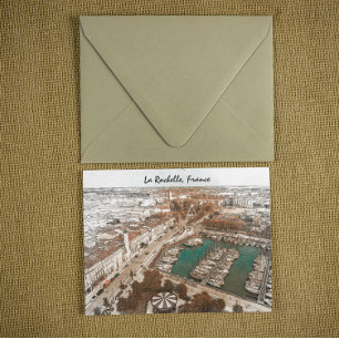 Postal La Rochelle France Viaje Vintage