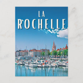 Postal La Rochelle Photo Vintage