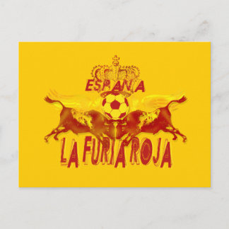 Postal La Roja Twin Toros Raging Bulls reyes futbolístico