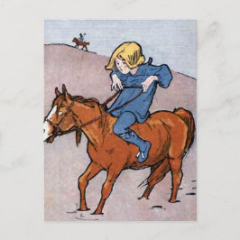 Postal "La Ronda Más Larga..." Vintage