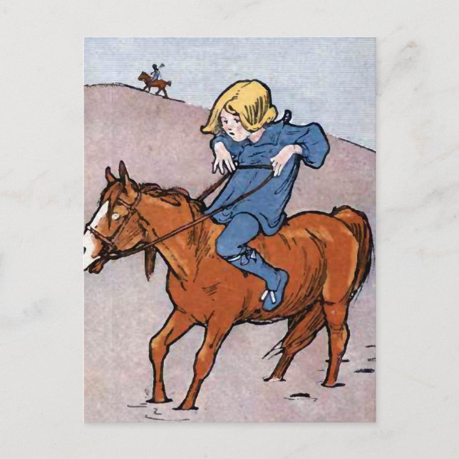 Postal "La Ronda Más Larga..." Vintage (Anverso)