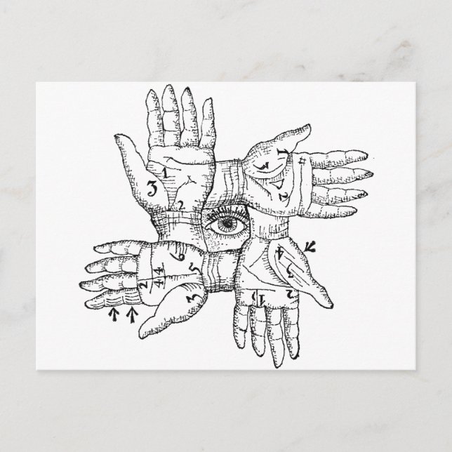 Postal La rueda mágica (Anverso)