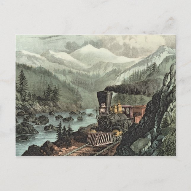 Postal La ruta a California (Anverso)