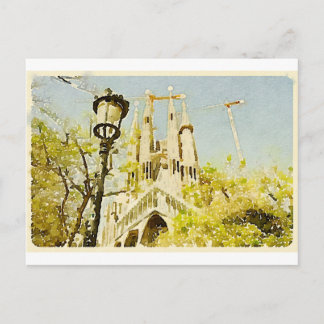 Postal La Sagrada Familia