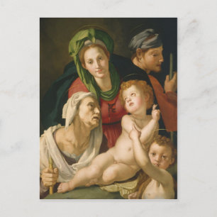Postal La Sagrada Familia - Agnolo Bronzino