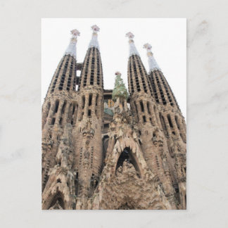 Postal La Sagrada Familia - Barcelona, España