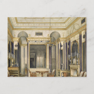 Postal La sala de dibujos de la emperatriz María