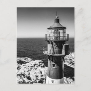 Postal La sala de farolillos de un faro Bømlo Noruega