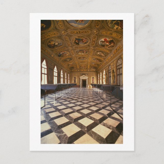 Postal La Sala Dorata, construida 1537-88 (foto) (Anverso)