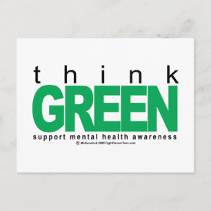 Postal La salud mental piensa en verde