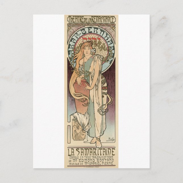 Postal La Samaritaine (Anverso)