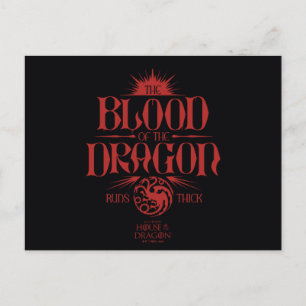 Postal La sangre del dragón corre de mal humor
