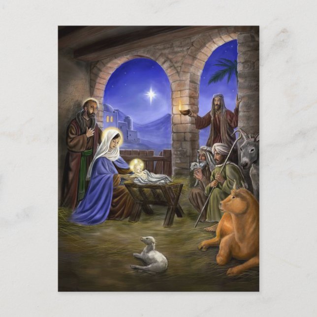 Postal La Santa Noche (Anverso)