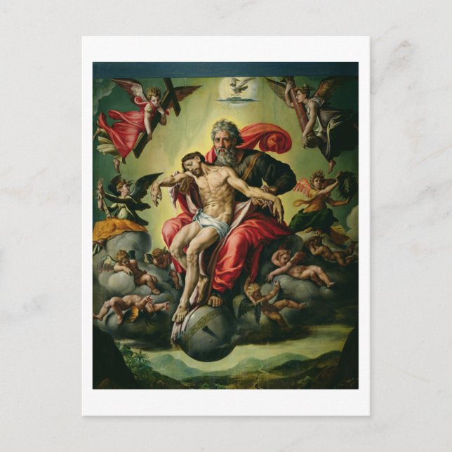 Postal La Santísima Trinidad (Anverso)