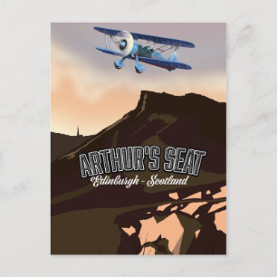 Postal La sede de Arthur en Edimburgo, Escocia