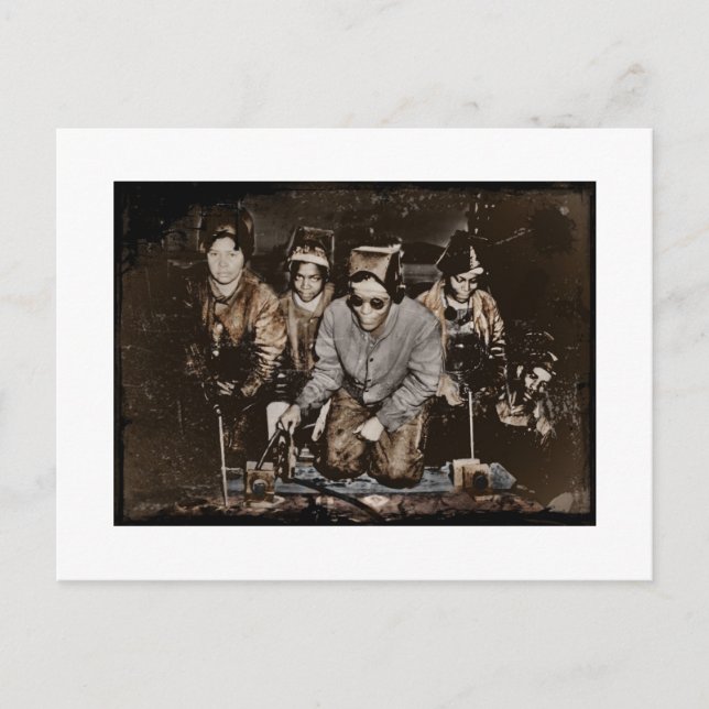 Postal La Segunda Guerra Mundial de los Steelworkers Afri (Anverso)