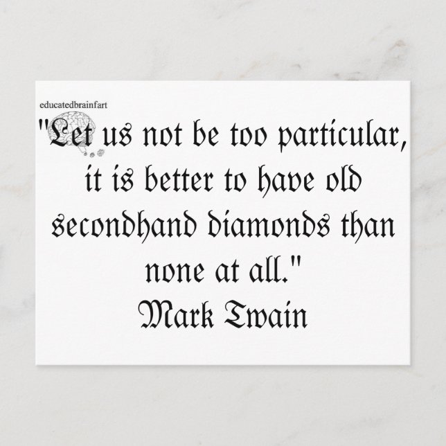 Postal La segunda mano no está mal. (Anverso)