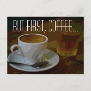 Postal La selección de regalos de los amantes del café