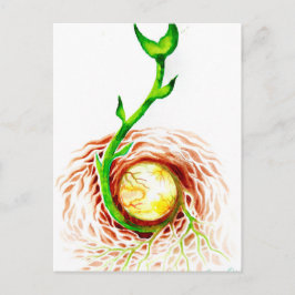 Postal La semilla de la impresión de lienzo de poster de 