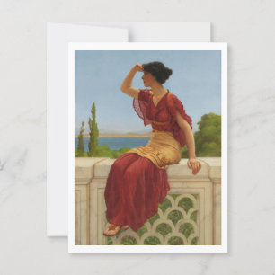 Postal La señal de John William Godward