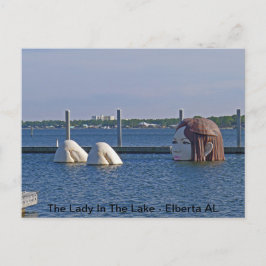 Postal La Señora del Lago - Elberta AL