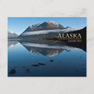 Postal La serenidad de Alaska