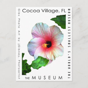 Postal La serie de artistas del MUSEO de Gibney Hibiscus1