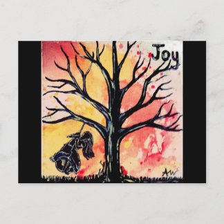 Postal La serie del árbol: Alegría