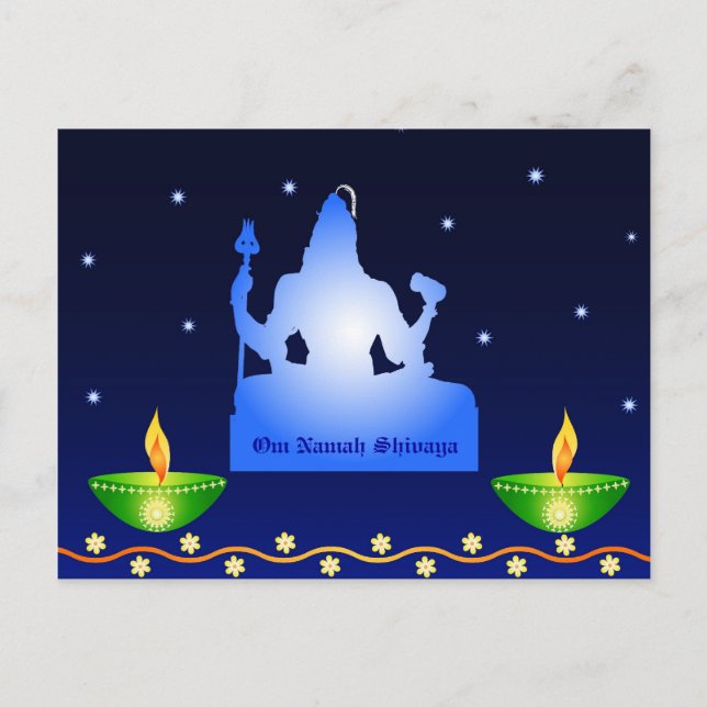 Postal La Shiva del Dios Indio - Postcard (Anverso)