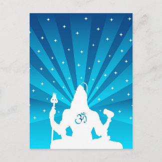 Postal La Shiva del Dios Indio - Postcard