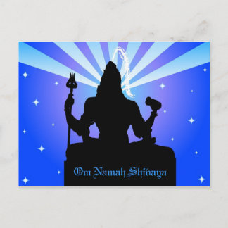 Postal La Shiva del Dios Indio - Postcard