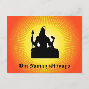 Postal La Shiva del Dios Indio - Postcard