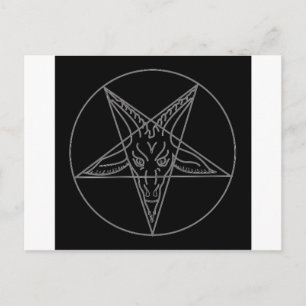 Postal La sigilia de Baphomet