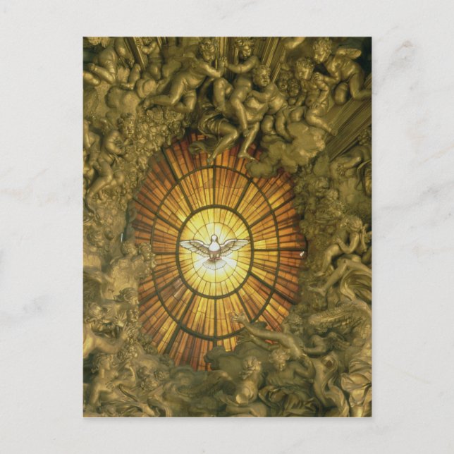 Postal La silla de San Pedro (Anverso)